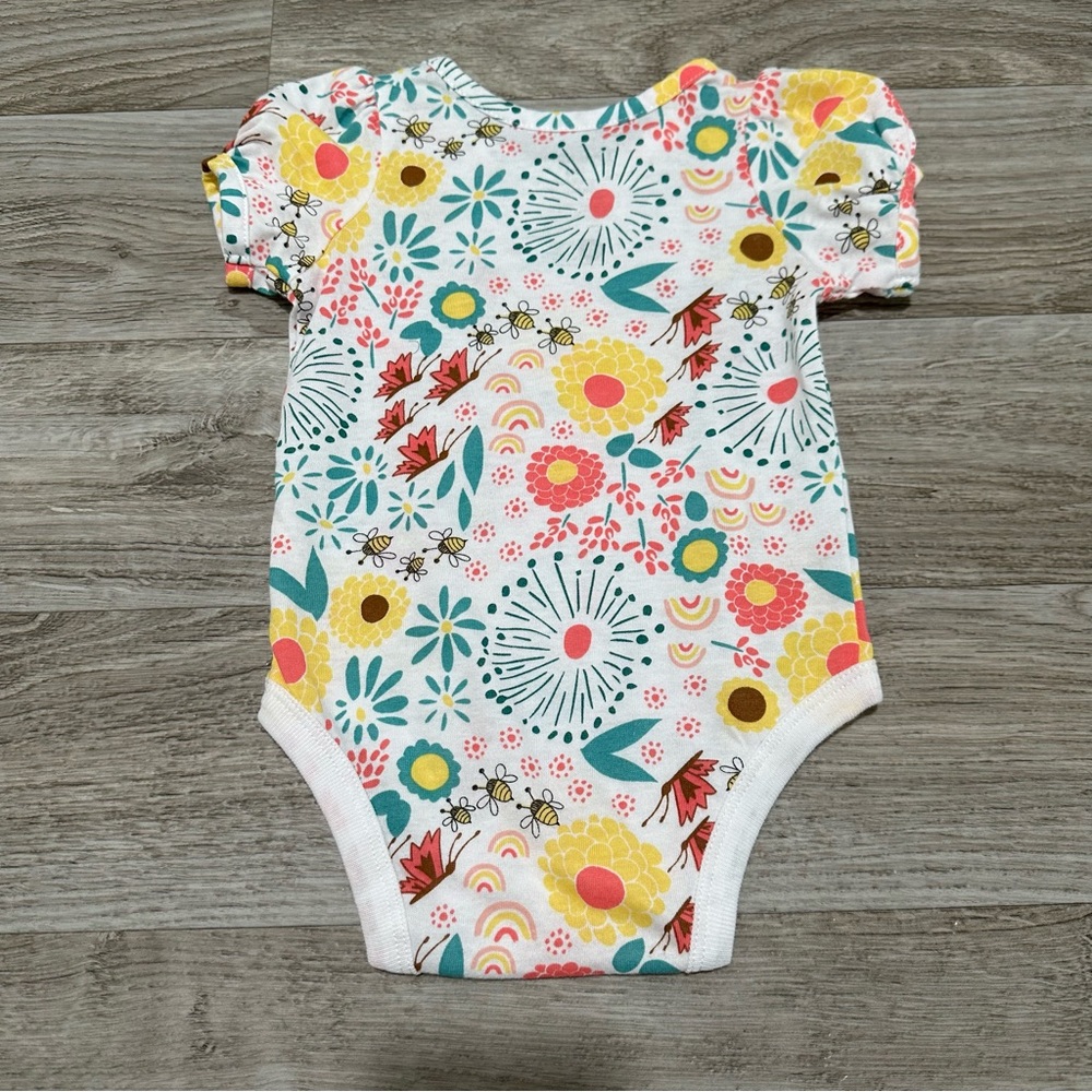 Okie Dokie Floral Baby One-Piece - Picture 5 of 5